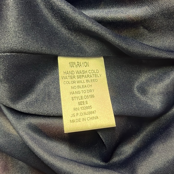 🛍 6 for $35 • Entro Tie Dye Cut Out Mock Neck Matilda Mini Dress - Picture 16 of 16